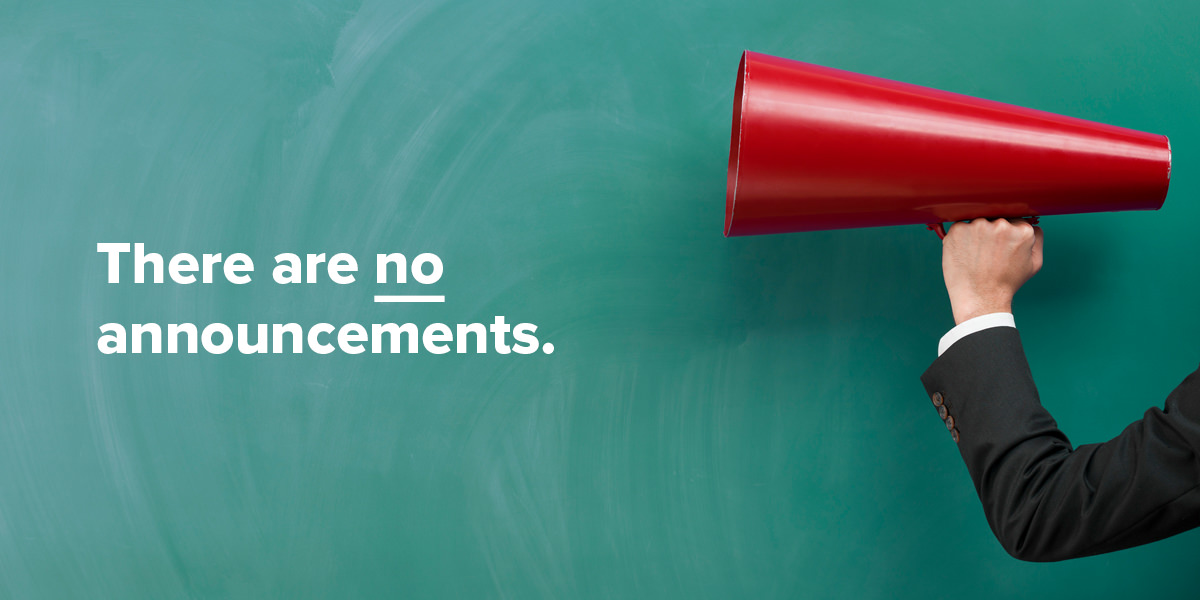 No Announcement Image